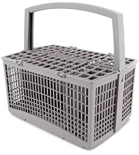 DL-pro Universal Cutlery Basket Dishwashers such as Bosch Siemens Neff Balay 00668361 668361 AEG Electrolux LG Cutlery Basket Cutlery Tray Dishwashers Dishwasher, Gray