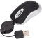 Mini Mouse Con Cavo USB Retrattile Da 68 Cm - Portatile e Compatto Per Computer e Laptop - Da Viaggio Con Cavo Regolabile