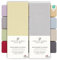 DarBene Kinder Spannbettlaken 70x140 Premium 2er Set Bunt-Mix, Jersey 100% gekämmte Premium Baumwolle, atmungsaktiv, superweiches Bettlaken, Oeko-TEX, Hellgrau & Elfenbein
