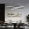 LED Pendelleuchte Esstisch Schwarz Modern Hängeleuchte Dimmbar Esstischlampe mit Fernbedienung, Hängelampe Höhenverstellbar, Hängend Lampe für Esszimmer, Wohnzimmer, Schlafzimmer, Küche