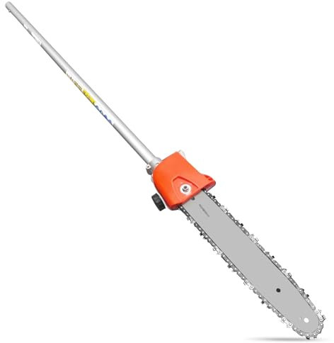 Gabasinover, Ersatzteil, Sägekettenaufsatz passend für Marken TrimmerPlus, Ryobi und Homelite hat befestigungsfähige Rasentrimmer, Freischneider und Powerheads, schwarz (silberfarben)