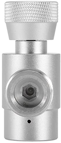 F¨¹lladapter, CO2-F¨¹lltank-Zylinder-Nachf¨¹lladapter-Anschluss-Kit CO2-Adapter CO2-F¨¹lltank-Zylinder-Nachf¨¹ll-Adapter-Anschluss-Kit f¨¹r (Silber)