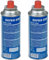 KROWN - Pack de 2 Cartuchos K-250 de Gas Butano 227g para Hornillos Quemadores, Cartucho de Gas para Camping 250, Bombonas (2 Unidades)