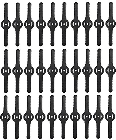 Lot de 30 lames de rechange pour tondeuse à gazon électrique - Accessoires de tonte pour jardin et pelouse