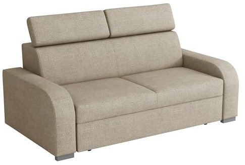 Mirjan24 Sofa Apollo III, 3 Sitzer Couch für Wohnzimmer, Farbauswahl, Couchgarnitur, Polstersofa vom Hersteller, Top-Qualität (Crown 02)
