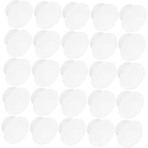 GLEAVI 100stücke Kunststoff-lochstopfen Für Möbel Weiß Runde Schraubenlochabdeckungen Gummi-stopfen Regalstopfen Für Schrankregale Einfache Installation Und Schutz