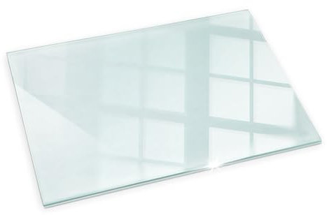 Kaminofen Glasplatte Kaminplatte Kaminglas Ofenglas gehärtetem Glas 100x70cm Rechteckig Premium Hitzeschutz für Kamin Funken- und Kratzfest Design Bodenplatte Funkenschutzplatte Elegante Klarglas
