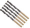 METALLIXITY Drill Bit (5mm) 5Pcs, 4341 High-Speed Steel Straight Shank 118° Black and Gold Finish for Copper Aluminum Wood Plastic Medium Hard Metal