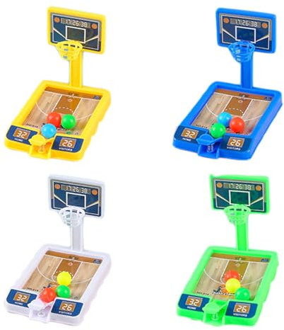 JUNNASALIKER Interaktives Tabletop Basketballspiel Mit Kleinem Basketball Tragbarem Tisch Basketball Set Für Kinder Und Erwachsene Lustige Geschenke