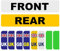 LIBKUR 3D Gel Number Plate - Acrylic Plates - Printed Standard UK Number Plates/Front/Rear/Pair For Cars, Trucks, Trailer