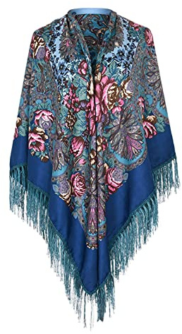 Ladies Shawls And Wraps Soft Patterned Scarve Fashion Printed Scarf Warm Classic Scarves Neck Thick Weight Scarve Accessories Classic for Women Wedding Evening Party Everyday Wear Winer