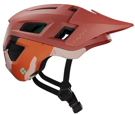 LAZER Coyote KinetiCore Fahrradhelm, Fahrradausrüstung für Erwachsene, Herren & Damen Radfahren Kopfbedeckung, Orange Camo, Large