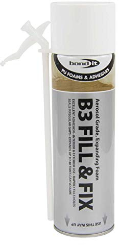 EXPANDING FOAM FILLER SEALER BONDER FIXER 500ML