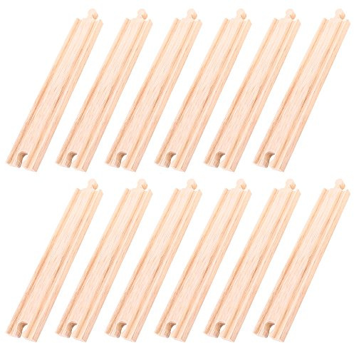 Bigjigs Rail Long Straights (Pack of 12)