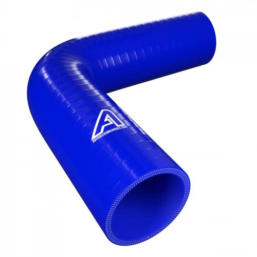 Tuyau coudé en silicone bleu de 40 mm de diamètre intérieur à 90 degrés