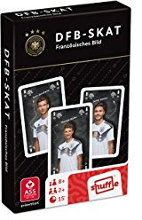 ASS Altenburger 22578100 - DFB Skat, französisches Bild mit Spielern der Nationalmannschaft
