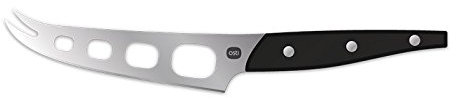 Osti - Käsemesser mit elegant geschwungener Spezialklinge aus rostfreiem Edelstahl und Griff in Polyamid zum Schneiden und Portionieren von Weichkäse