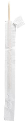 García de Pou 1000 Unidades - 112.50 Brochetas Caracoles Enfundadas Individuales 15 cm, Natural