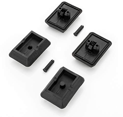 LST Wagenheber Aufnahme (4er Set) Unterbock Hebebühne Adapter Wagenheberauflage Hebebühnenaufnahme Wagenheber-Pad kompatibel mit BMW 5er Limousine Touring E39 7er E38 ab Modelljahr 09/1998 X5 E53