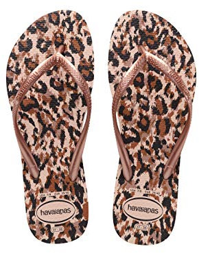 Havaianas Damen Slim Animals Flip flops, Ballettrose 41/42 EU