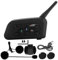 VNETPHONE V6-1200 Interphone de Moto Bluetooth 1200 M Casque sans Fil interphone pour 6 conducteurs