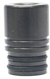 LITAO-EC, Metal Taste Type Vape Mouthpiece 510 Drip Tip per Sigaretta Elettronica 510 Thread RTA RTA Atomizzatore Fit Melo 3 Mini IJust S Etc, Niente Tabacco o nicotina (Colore : Nero)