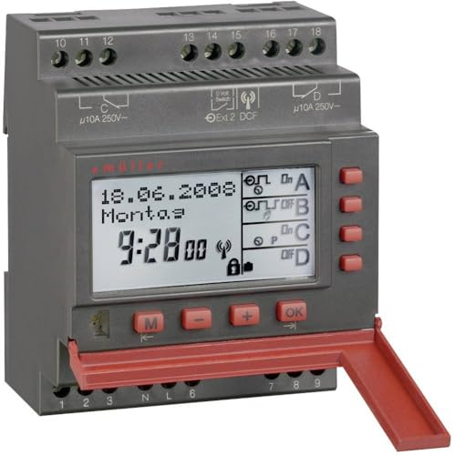 Müller SC 88.40 Pro 230V 50-60Hz Zeitschaltuhr für Digitale Schiene 230V/AC 10A/250V