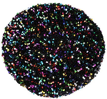 VALICLUD Kinderhüte Pailletten Baskenmütze Hut Glitzer Frauen Mütze Hut Baumwolle Baskenmütze Geschenke für Kinder Erwachsene Weihnachten Geburtstagsfeier Gef?lligkeiten Winterkleidung