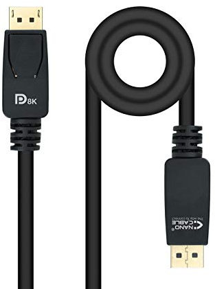 Nanocable Cable DP 1.4 Certificado VESA DP M/M 3m