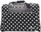 Phönix Taschen für Nähmaschinen 45x21x37cm und Overlockmaschinen 39x32x36cm (Polka Dots Schwarz, Nähmaschinentasche)