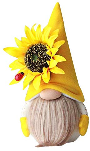Bumble Bee Gnome Honey Bee Gnome Plush Spring Bee Gnome Gonk Scandinavian Gnomes World Bee Day Ornaments Honey Bee Sunflower Decorations Gifts