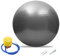 Gymnastikball Yoga Pilates Ball, 45-95cm Balance, Stabilität, Training Physiotherapie Geburtsball Für Yoga, Anti-Burst Gymnastikball, Fitnessstudio, Hausgeschenk Luftpumpe (Grey,95cm/37.40in)
