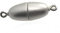 Magnetverschluss Creative-Beads, Olive, 14x6,5mm silber matt Made in DE, Schmuck Halsketten Armbänder selber machen
