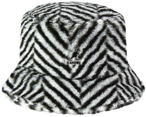 Kangol Faux Fur Bucket Anglerhut - Schwarz (GH035) - 56-57 cm (M)