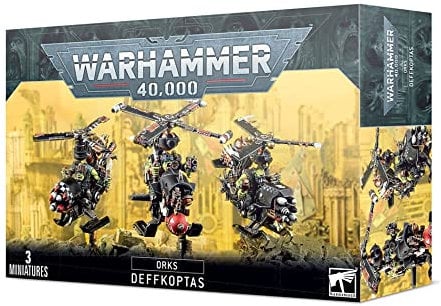 Games Workshop - Warhammer 40.000 - Orks: Deffkoptas [50-58], Schwarz