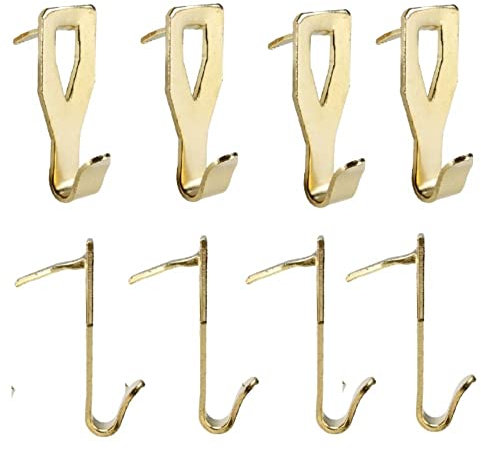 10 Pc Plasterboard Picture Hooks Heavy Duty Picture Hanging Kit for Picture Frame Hanging Canvas Heavy Mirror Hanging on Drywall Picture Hanging Hooks.