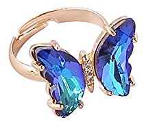 ROMIDA Schmuck Silber Offene Ringe Set für Damen und Mädchen Gelenkring Verstellbare Schmetterling Fingerringe Stapelbarer offener Ring Statement Schmuck für Frauen Mädchen
