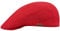 Sterkowski Gecko Schiebermütze Sommer | 100% Leinen Mütze Herren Und Damen | Vintage Kappe Retro Urbane Trendmütze Golf Cap Stoffmütze Klassische Elegante Sommermütze 60 cm Rot