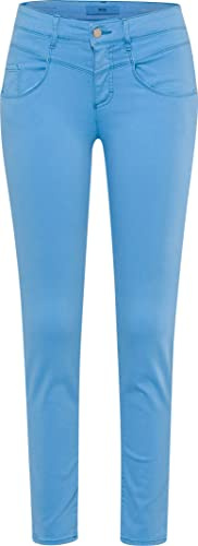 BRAX Damen Style Ana Sensation Push Up - Blue Planet with Zipper Jeans, Santorin, 36W / 30L EU