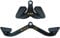 LAT Pull Down Bar for Cable Machine, LAT Pulldown Attachments T Bar V Bar Cable Attachment, Back Tricep Bar Strength Training Handle (2 Pieces)