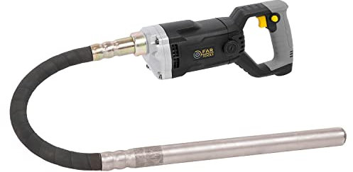 Fartools VB 1200 Rüttler für Beton, 1200 W, mit Vibrationsnadel, Länge 1,25 m, Durchmesser 35 mm, Geschwindigkeit 4200 U/min