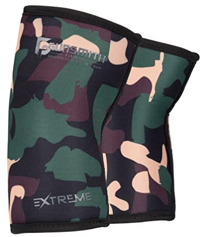 Gunsmith Fitness Ellenbogenbandage - Neopren Kompression Ellenbogen Bandagen Herren für Fitnessstudio - Atmungsaktiv Rutschfest Ellenbogenschoner für Gewichtheben