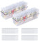 Dalababa 2 Piezas Caja de Almacenamiento de Joyas con 100 Piezas Bolsa de Sellado Transparente Organizador Joyero Jewelry Organizer para Anillos, Collares, Pulseras