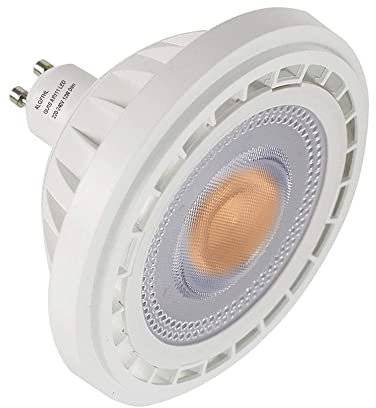 ALQFFHL AR111 GU10 LED Lampe COB ES111 Reflektorlampe Spot Leuchtmittel, Dimmbar 12W 1200 Lumen 3000K, 100W Halogenbirne äquivalent, LED Flutlichter Scheinwerfer Stablampe Glühbirnen, Warmweiss