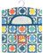 TeddyT's Personalised Bright Bold Flowers Embroidered Peg Bag with Hanger