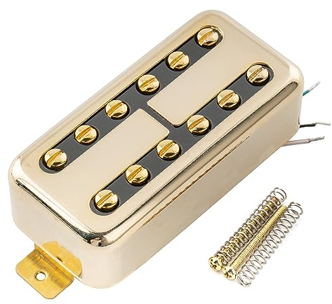 Artec TVFT-A Filtertron Style Alnico 5 Humbucker Bridge Pickup 6.5K, Gold | for Electric Guitar