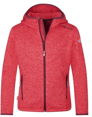 Trollkids Girls Jondalen Jacket XT 92, Sweet Cherry/red