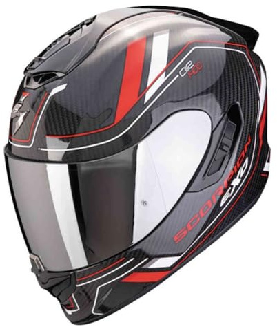 Scorpion EXO-1400 EVO II Carbon Air Mirage Schwarz-Rot-Weiß M