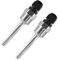 2 Stück 50mm Tauchhülse, Edelstahl Tauchhülse G 1/2 Zoll Gewinde für Temperatursensor, 8 x 50mm Tauchhülsen, Tauchschutzrohre für Thermoelemente, Schutzrohr für Temperaturfühler