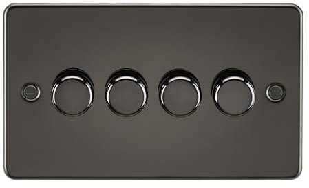 4G 2-way 10-200W (5-150W LED) Intelligent dimmer - Gunmetal